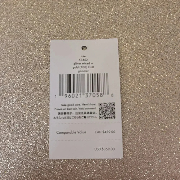 Kate Spade glitter tote - Picture 7 of 7